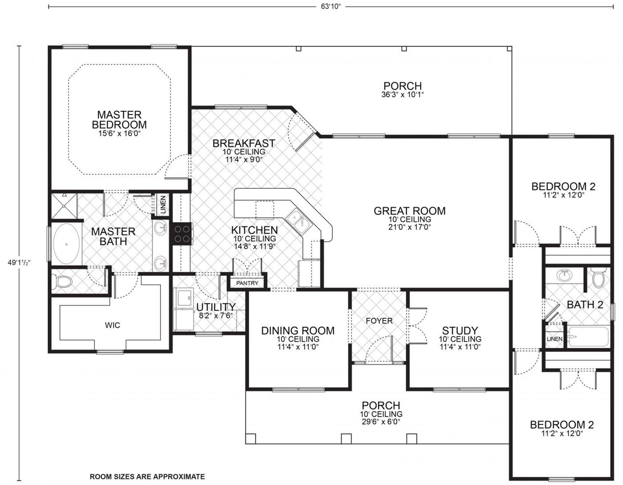 Kendall - Custom Home Floor Plan