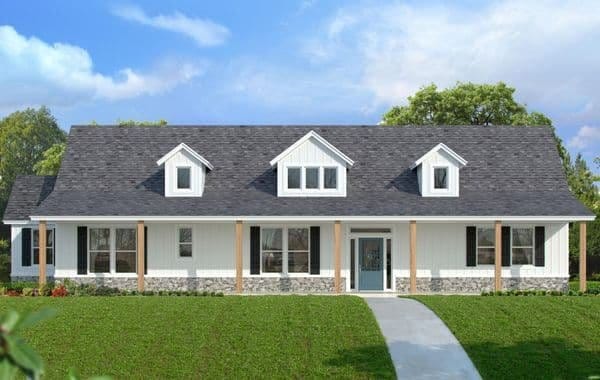 Bartlett custom home floor plan