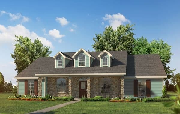 Cottage II custom home floor plan