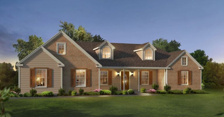 Elmwood custom home floor plan