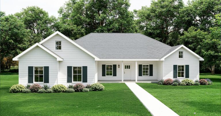 Ferndale custom home floor plan