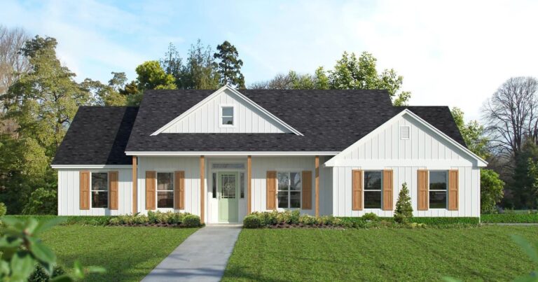 Lafayette B custom home floor plan