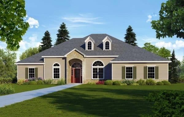 Lafayette custom home floor plan