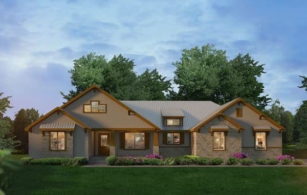 Lantana custom home floor plan