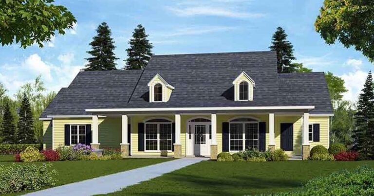 Leyland custom home floor plan