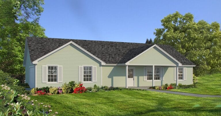 Lindale custom home floor plan