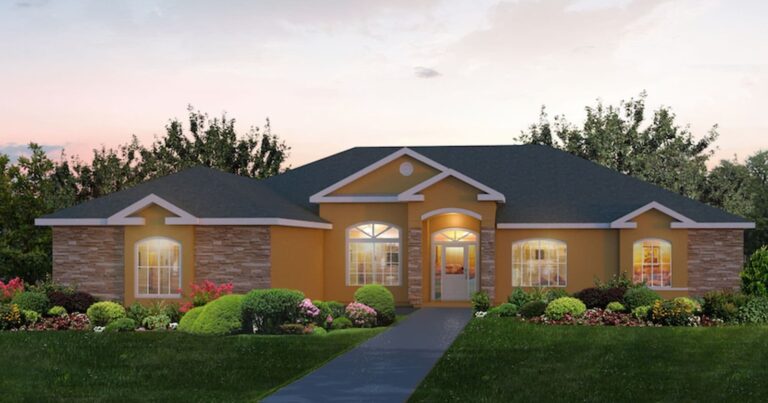 Lockhart B custom home floor plan