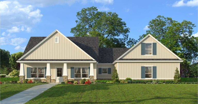 Canyon custom home floor plan