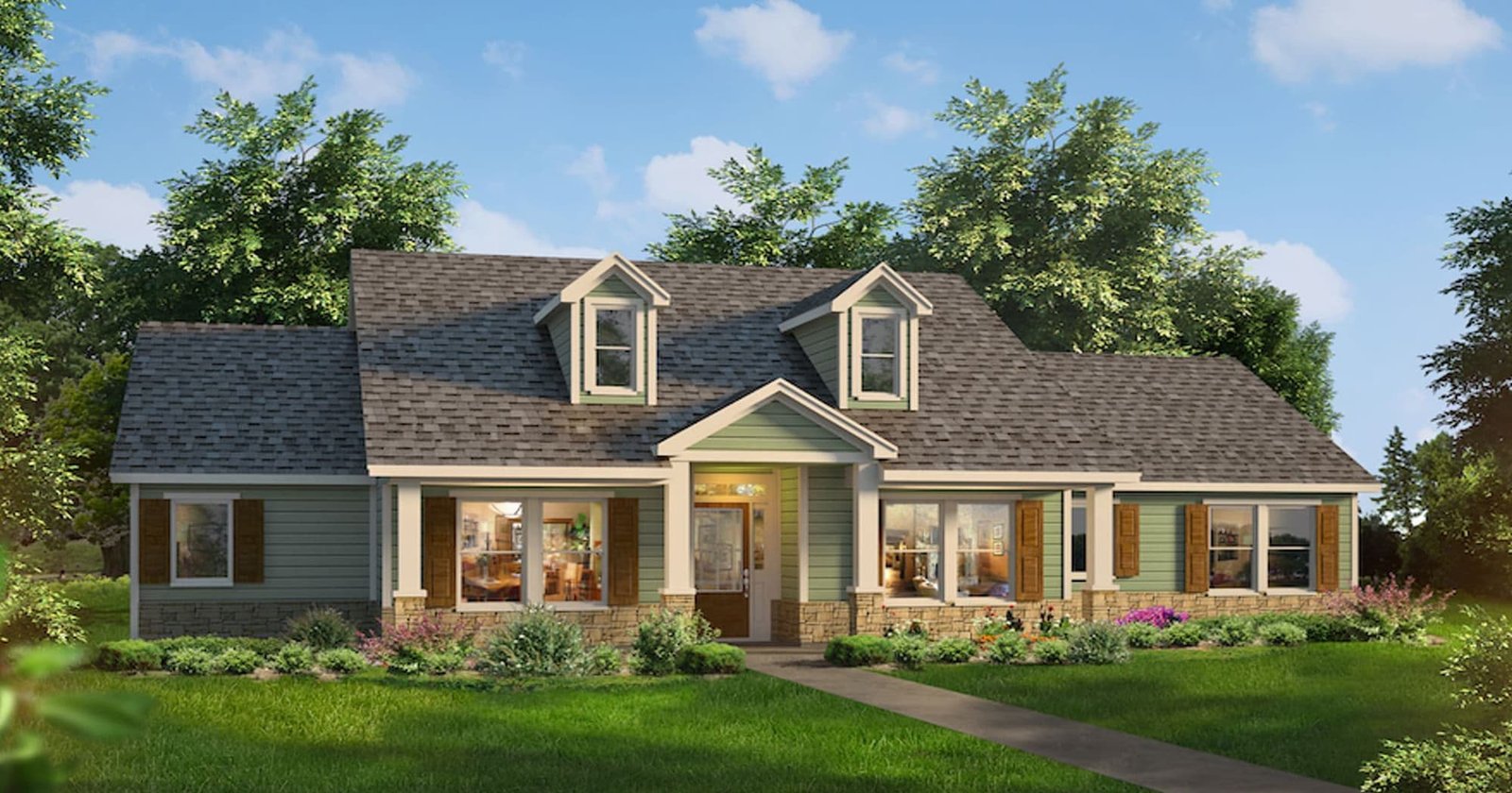 Frio custom home elevation - 3 Bed / 2 Bath / 1,880 Sq Ft