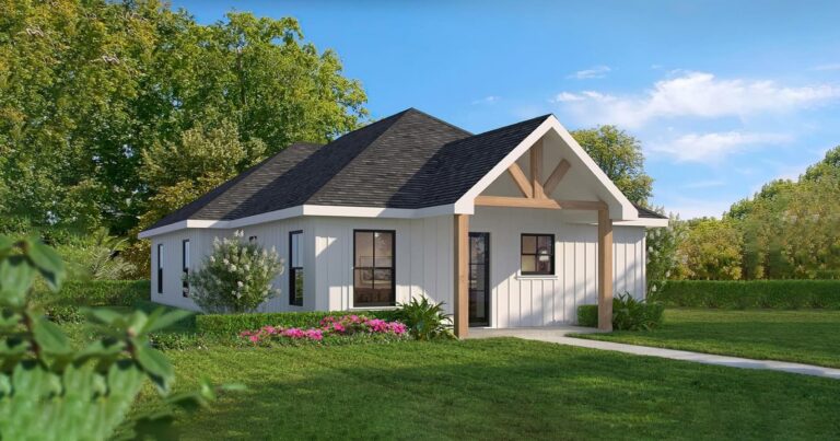 Henderson B custom home floor plan