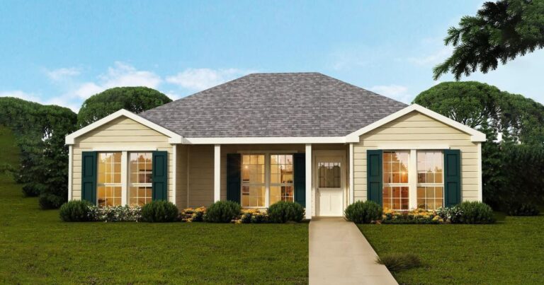 Woodcrest custom home floor plan